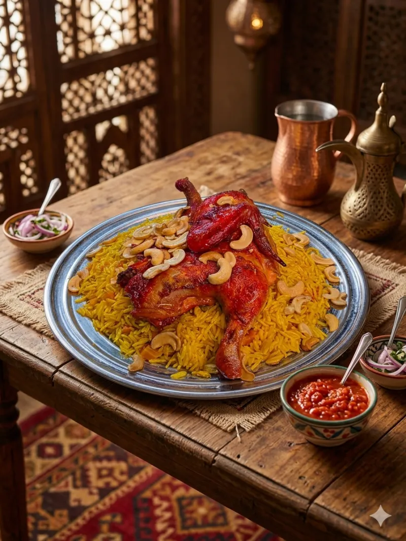 نصف كبسة دجاج